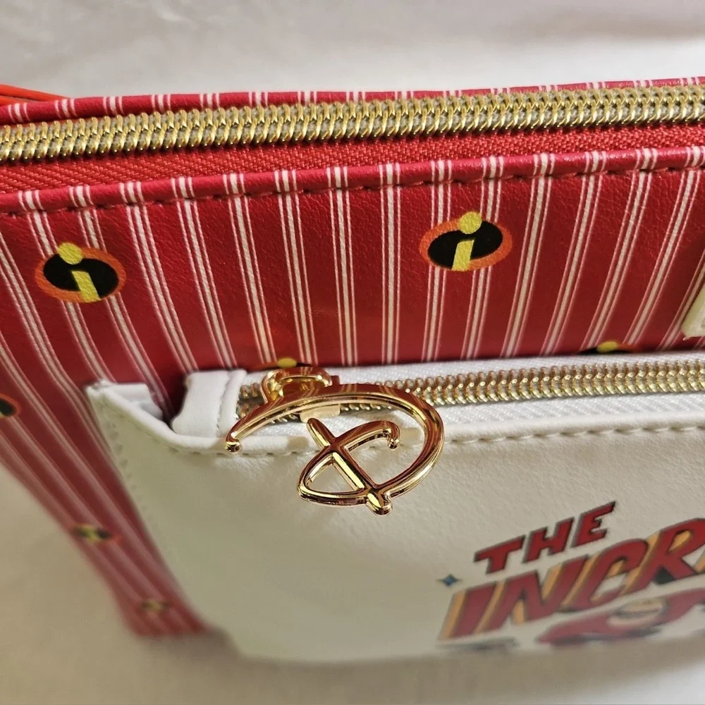 Disney Pixar The Incredibles Primark Travel Toiletry Bag Double Zipper NWT